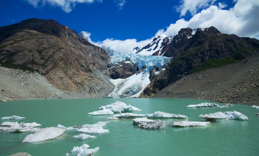 The glaciers of Patagonia are a must on a tour of South America